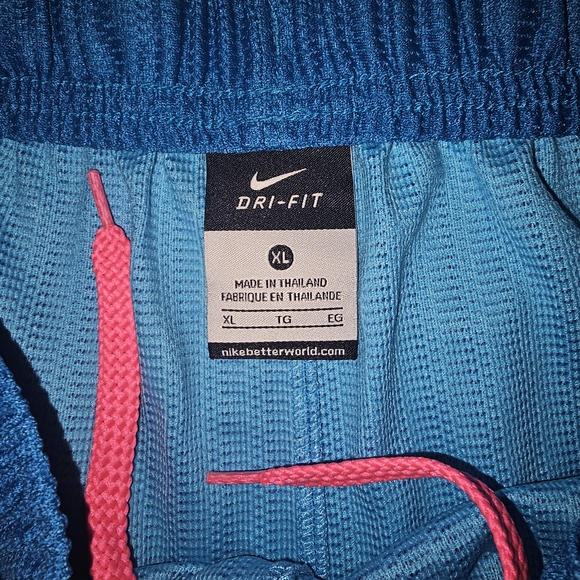 Nike Blue Patterned Men's Shorts - Picture 4 of 10